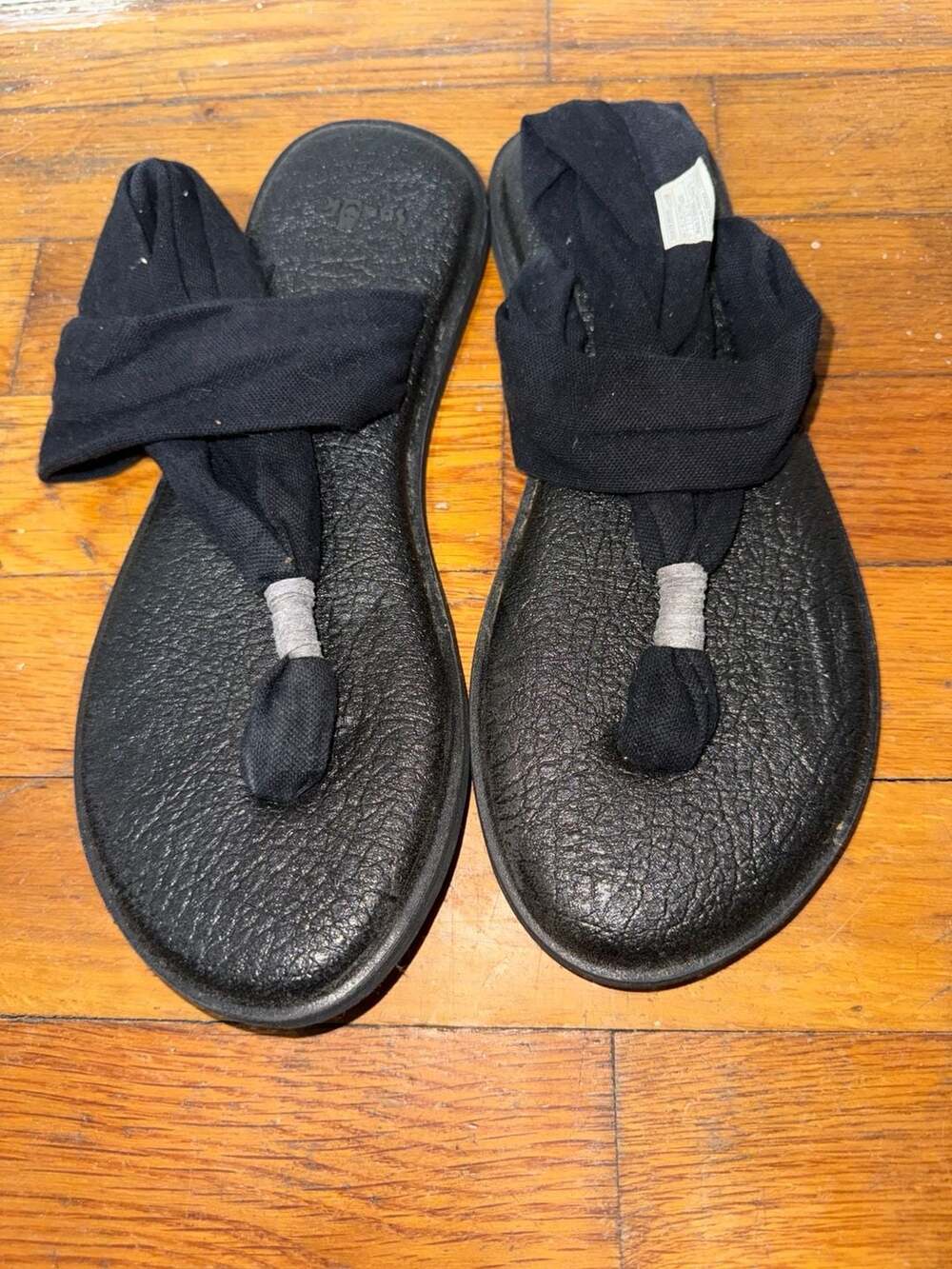 Sanuk Yoga Sling 2 Sandals Size 7 Black